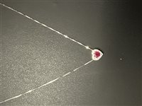 Collana Gioielleria Dossena  Donna in Oro bianco Rubino COOR-39-253